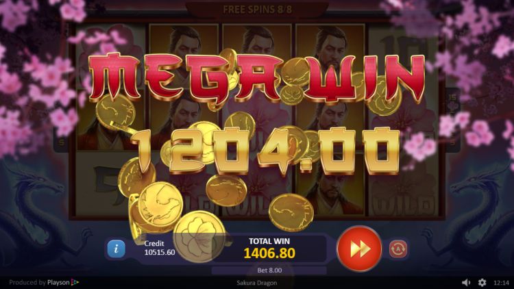 Sakura Dragon playson slot review