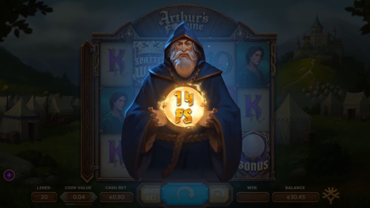 Arthur's fortune slot yggdrasil bonus trigger