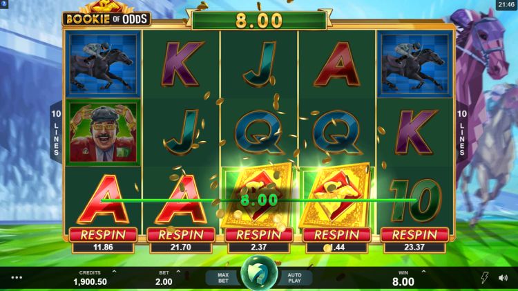 Bookie of odds slot Microgaming