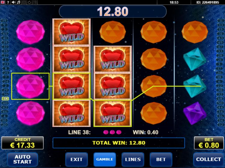 Diamonds on fire slot review win 