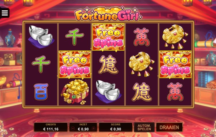 Fortune Girl microgaming bonus trigger
