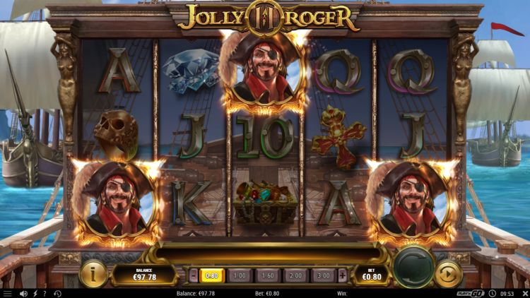 Jolly roger 2 play n go bonus trigger