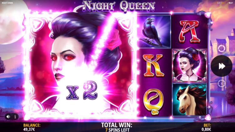 Night Queen slot review isoftbet big win bonus