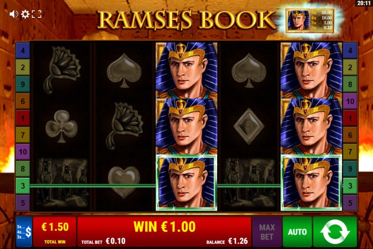 Ramses Book slot review bonus win