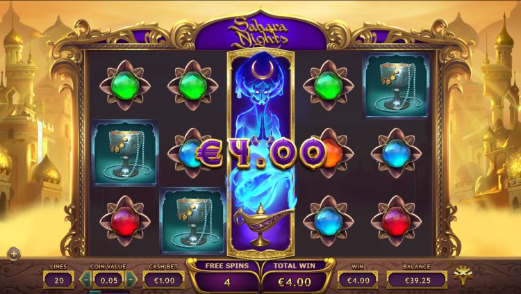 Sahara Nights Yggdrasil review free spins