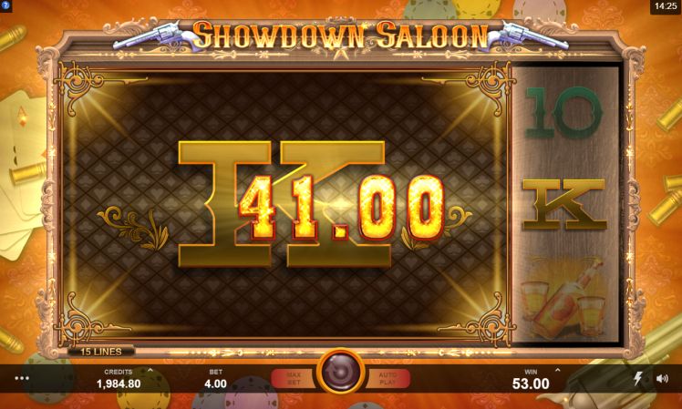 Showdown Saloon slot review