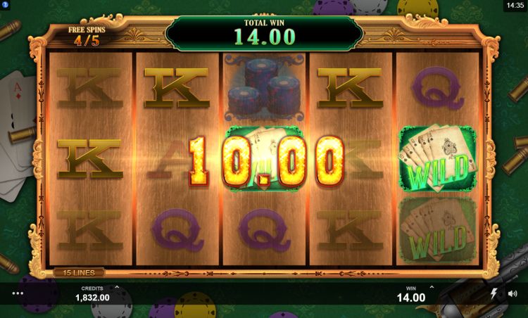 Showdown Saloon slot Microgaming review free spins