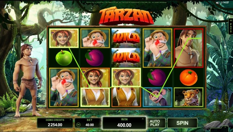 Tarzan pokie review microgaming big win