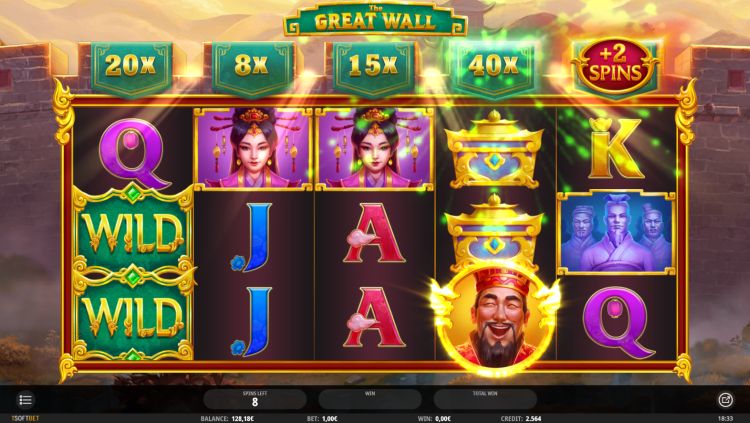 The Great Wall isoftbet review free spins