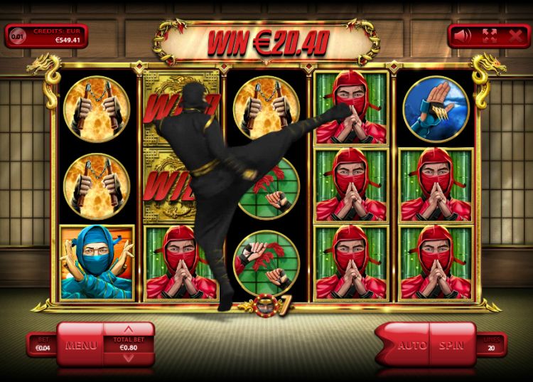 The Ninja slot endorphina bonus win
