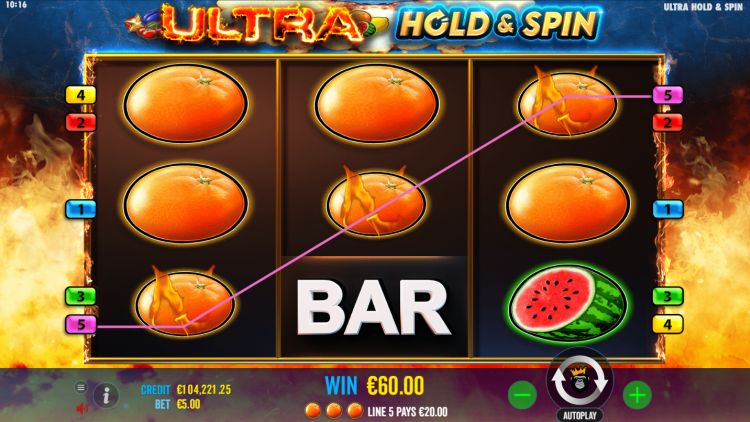Ultra Hold and Spin slot review pragmatic play