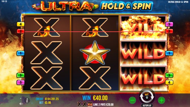Ultra Hold and Spin slot review win