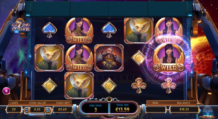 cazino cosmos slot review bonus