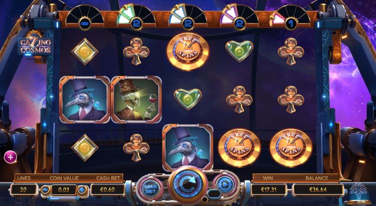 cazino cosmos slot review bonus