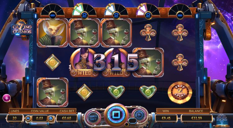 cazino cosmos slot review yggdrasil