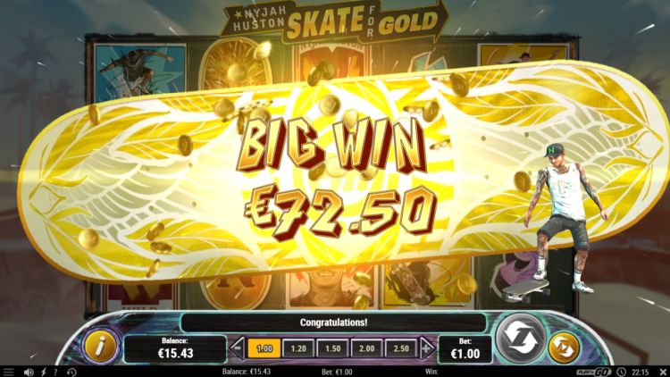 nyjah Huston skate-for-gold slot super big win